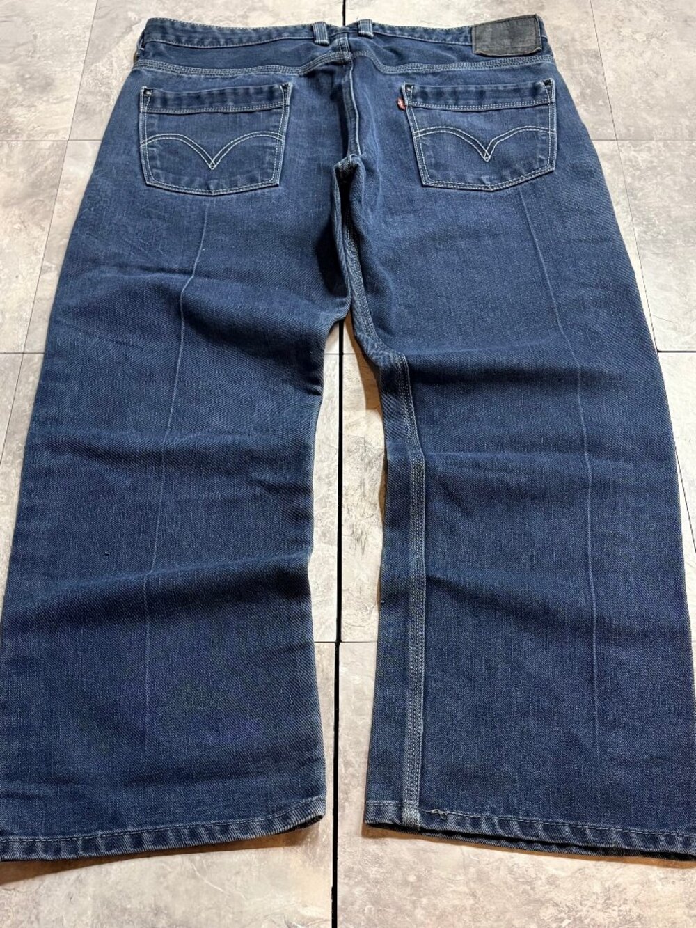 Levi's 569 Loose Straight Jeans Men's 38x30 Blue Zip Pocket Y2K